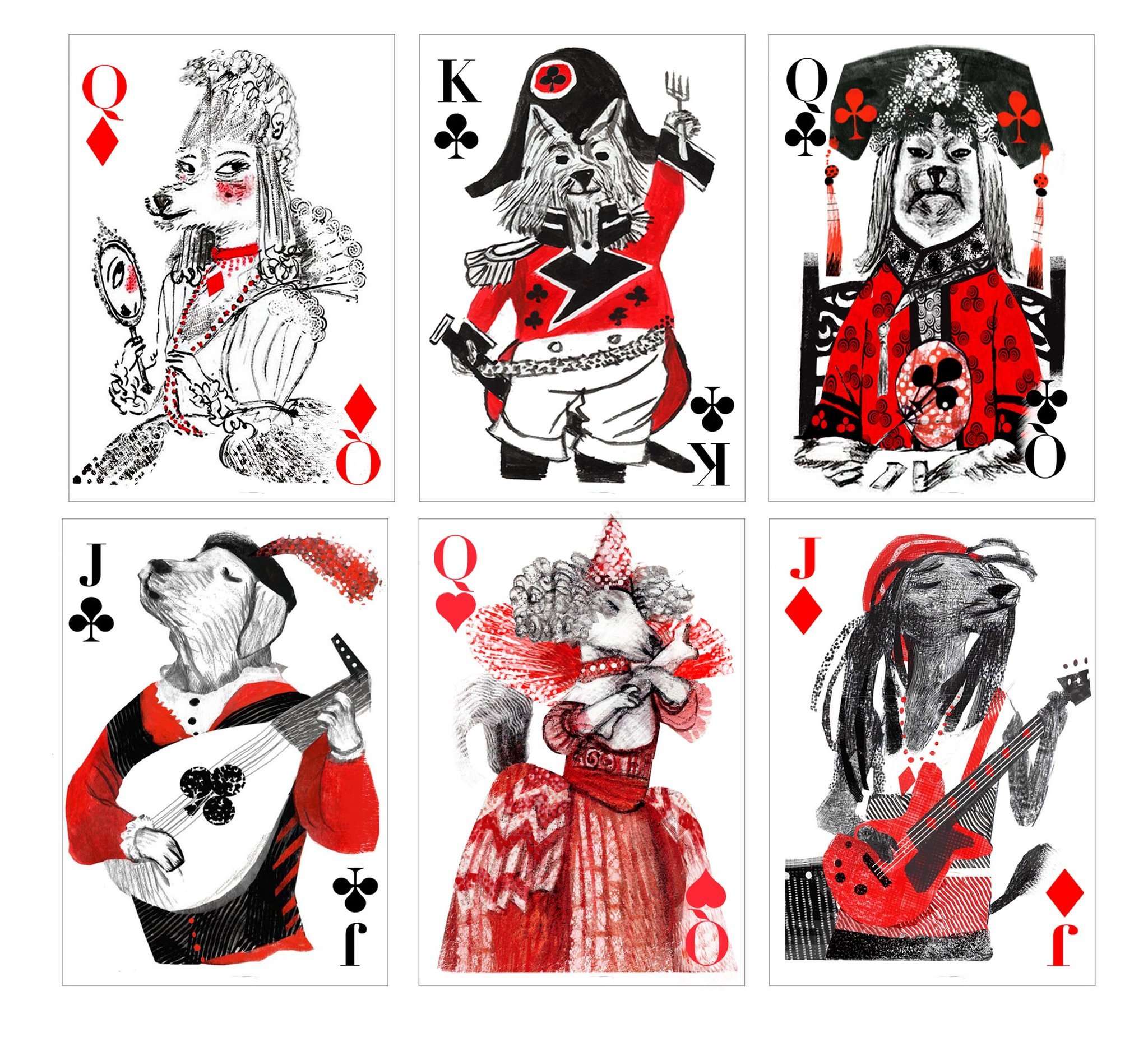 Pack of Dogs v2 Playing Cards USPCC - Image 4