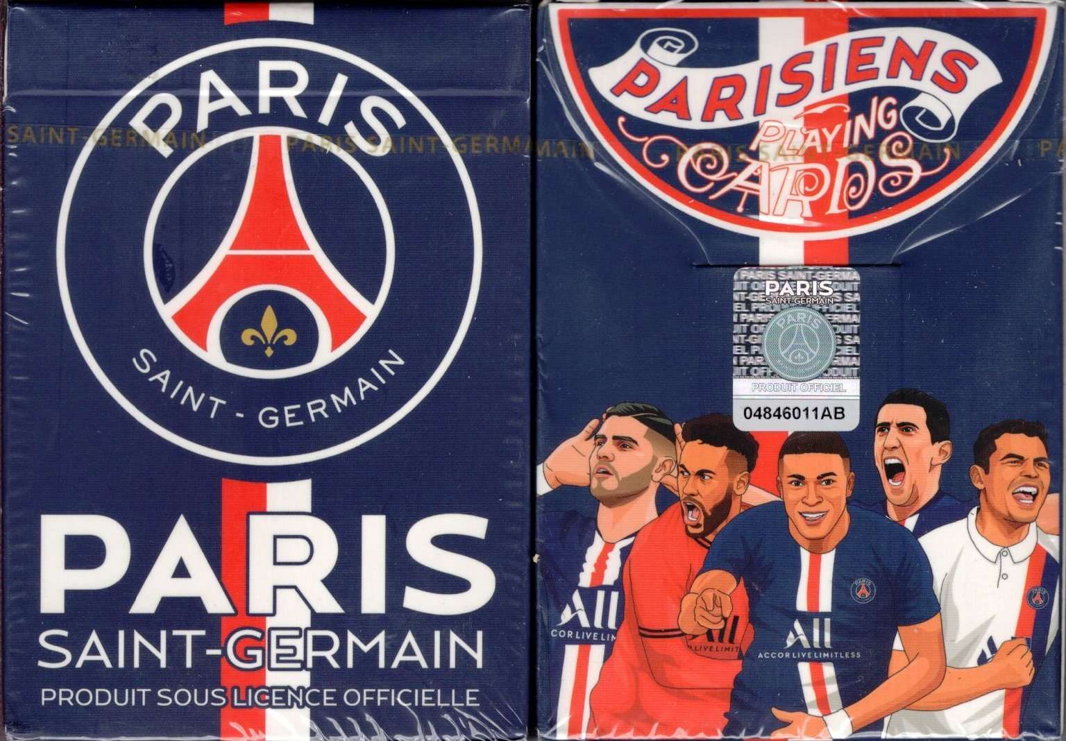 Paris Saint Germain Soccer Playing Cards