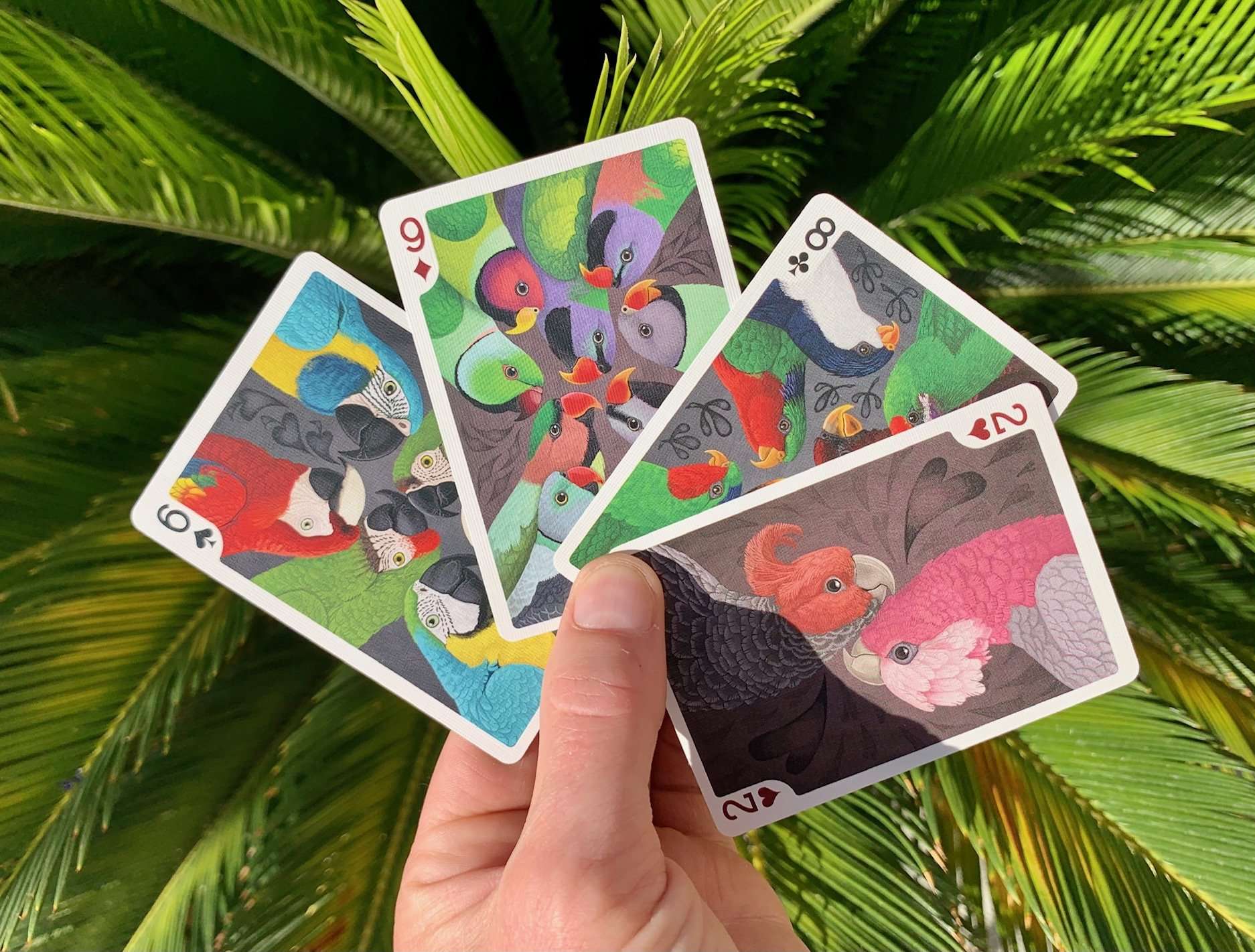 Parrot Extinct Gilded Bicycle Playing Cards - Image 3