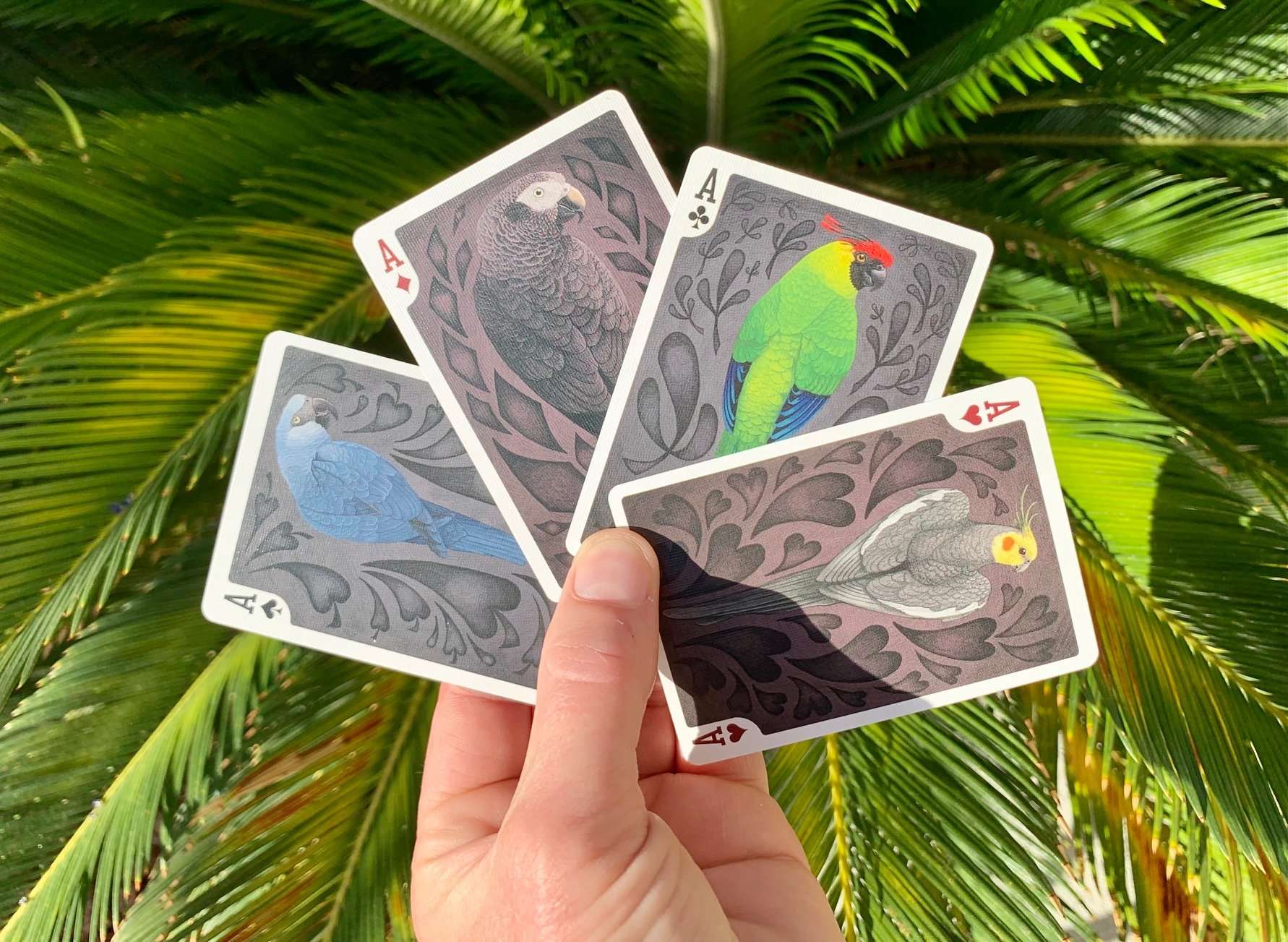 Parrot Extinct Gilded Bicycle Playing Cards - Image 4