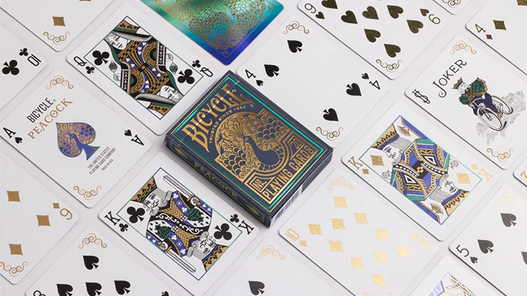 Peacock Bicycle Playing Cards - Image 5
