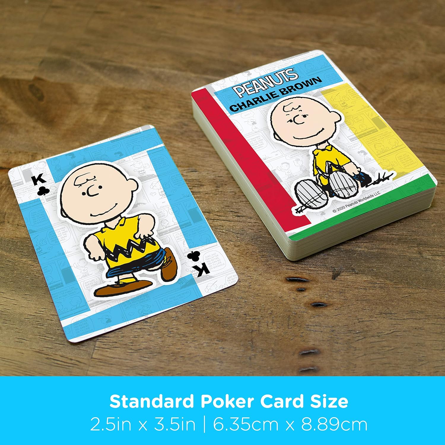 Peanuts Charlie Brown Playing Cards by Aquarius - Image 4