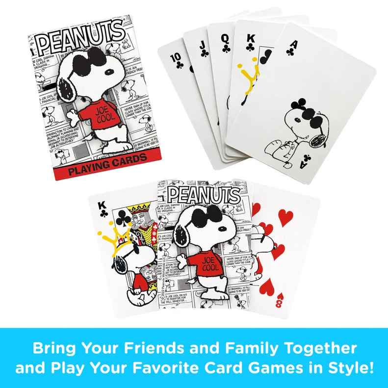 Peanuts Joe Cool Playing Cards by Aquarius - Image 2