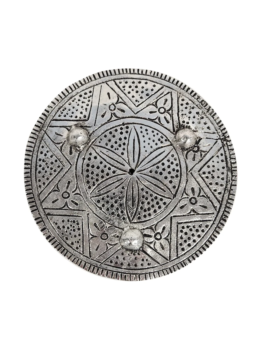 Pentagon Star Round Incense Holder - Image 4