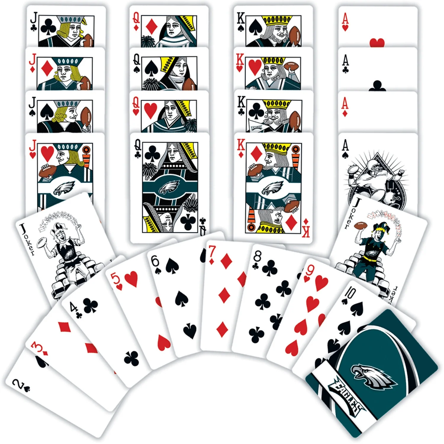 Philadelphia Eagles Playing Cards - Fly Eagles Fly! - Image 2