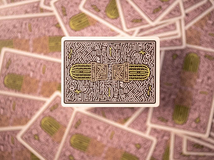 Cactus Pink Quartz Marked Playing Cards USPCC - Image 8