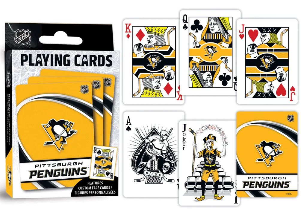 Pittsburgh Penguins Playing Cards by Masterpieces - Image 3