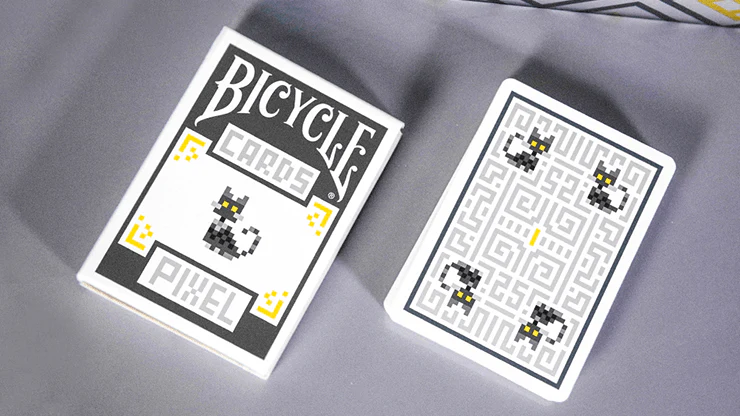 Pixel Cat Bicycle Playing Cards - Image 3