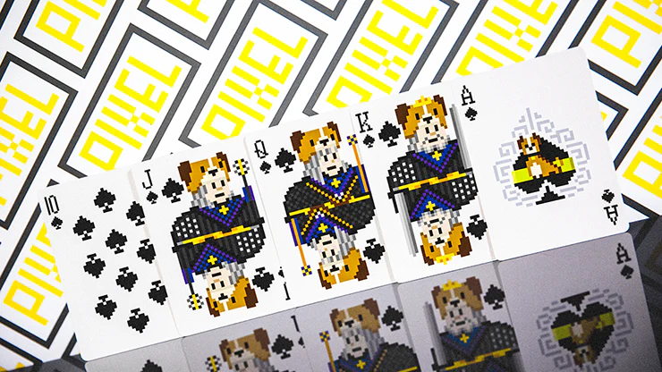 Pixel Dog Bicycle Playing Cards - Image 3