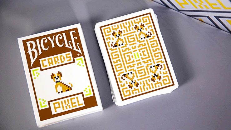 Pixel Dog Bicycle Playing Cards - Image 5
