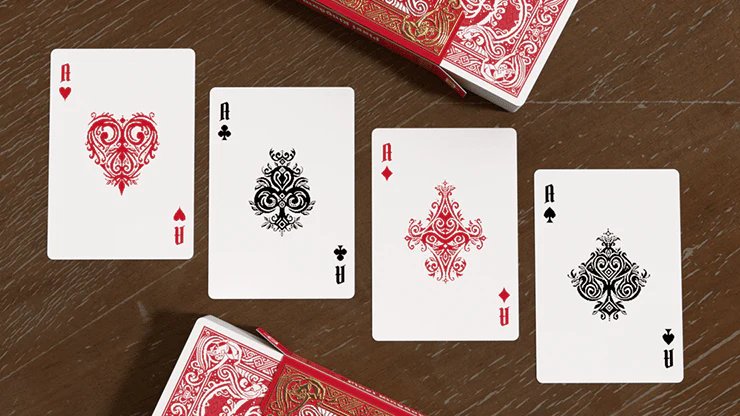 Pixel Kingdom Red Playing Cards USPCC - Image 6