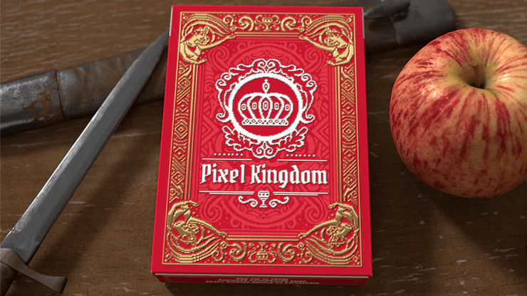 Pixel Kingdom Red Playing Cards USPCC - Image 7
