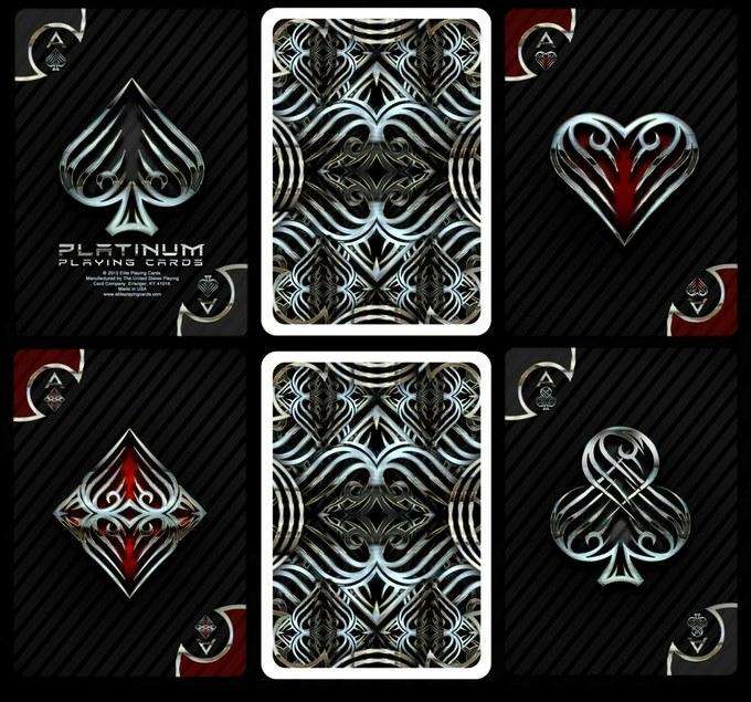 Platinum Bicycle Playing Cards - Image 4