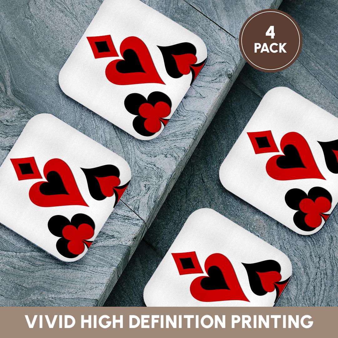 Playing Cards - Hearts, Diamonds, Clubs, and Spades - Coaster - Image 6