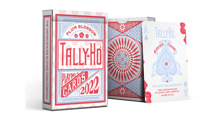 Plum Blossom Tally-Ho Playing Cards - Image 3