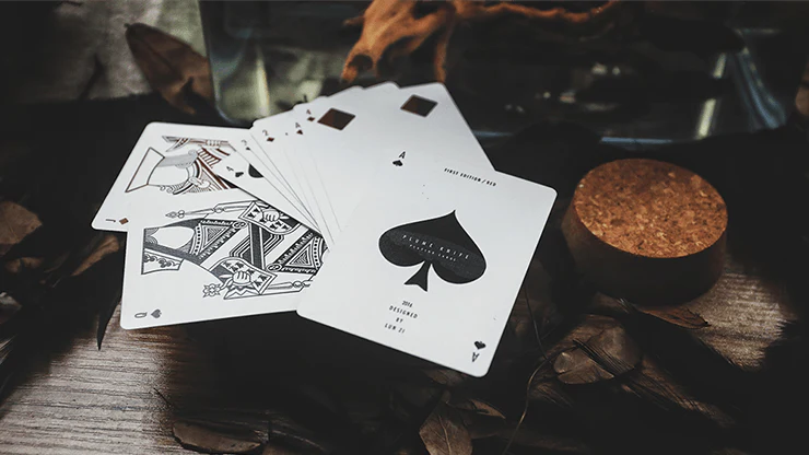 Plume Knife White Playing Cards TCC - Image 2