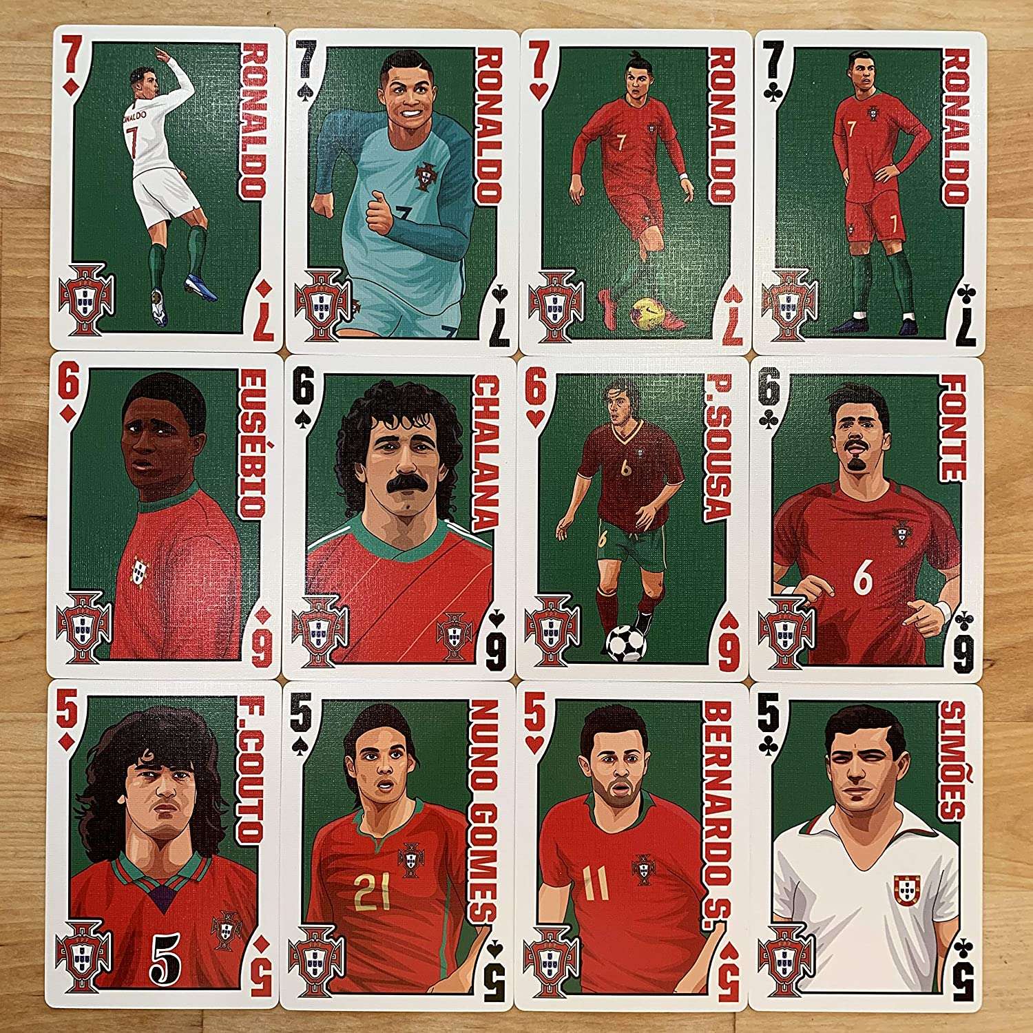 Portugal Soccer Playing Cards - Image 3