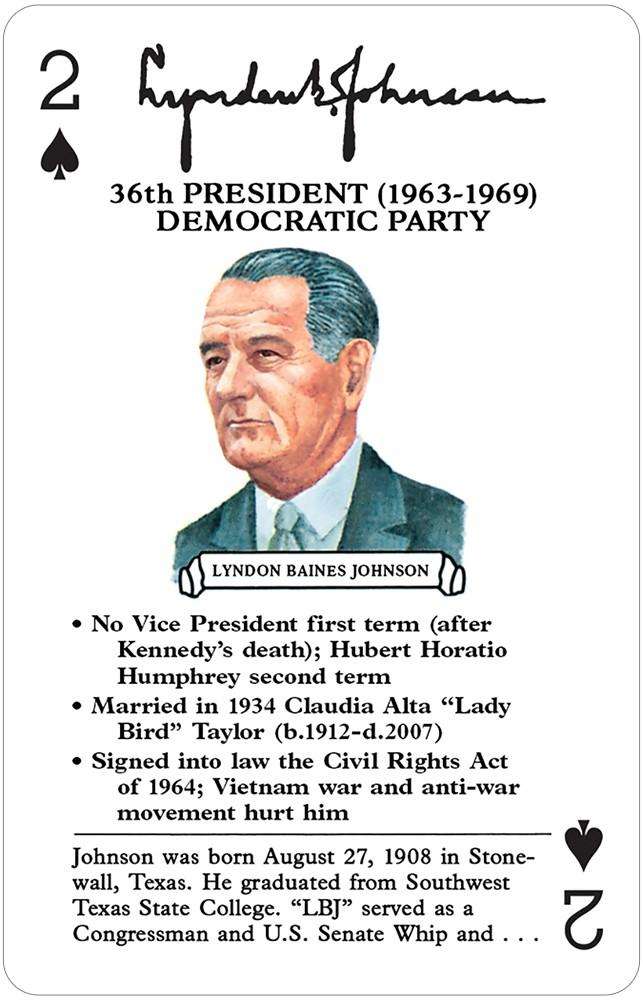 Presidents IV Card Game USGS - Image 5