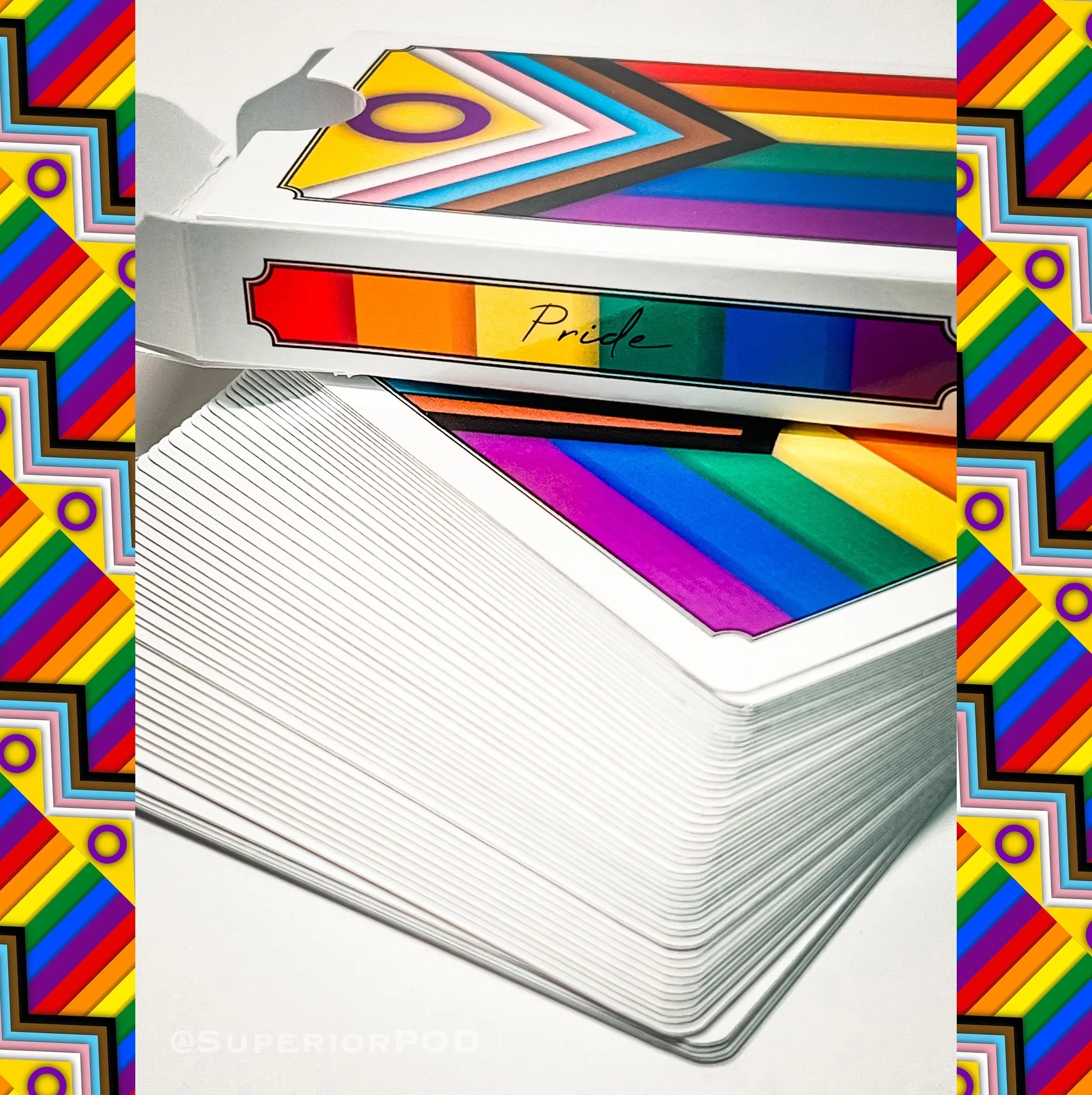 Pride Playing Cards, Rainbow Lgbtqia+ Flag Card Deck - Image 2