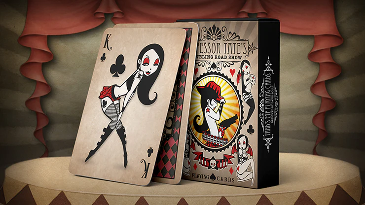 Professor Tate's Travelling Road Show Vintage Playing Cards USPCC - Image 7