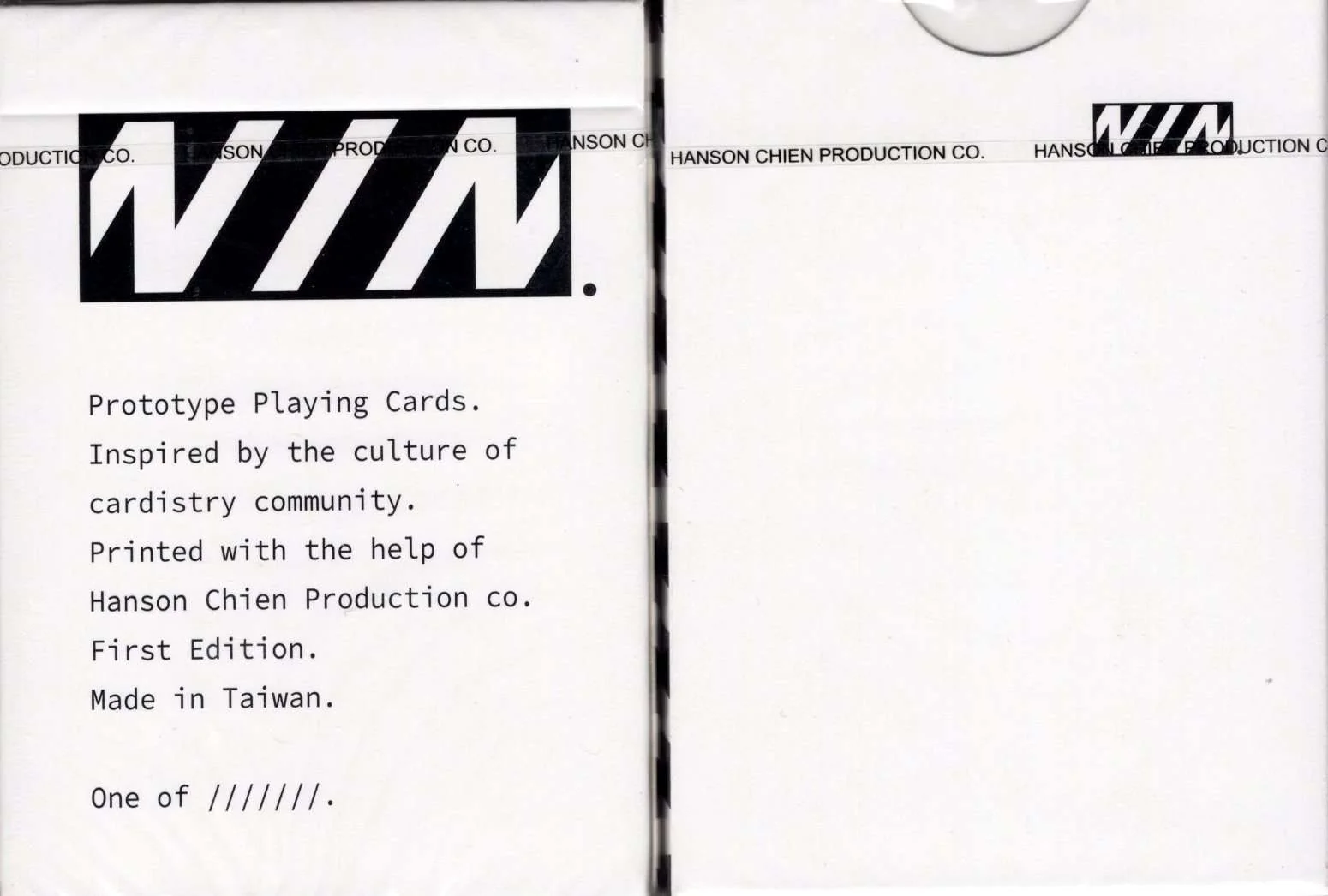 Prototype Playing Cards HCPC