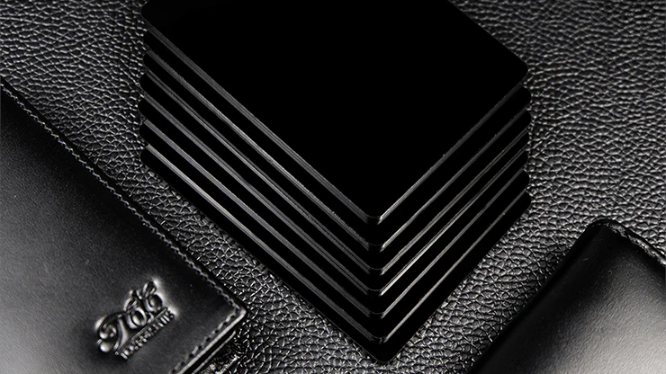 Pure Cardistry Black Training Playing Cards 7 Plastic Packets - Image 2