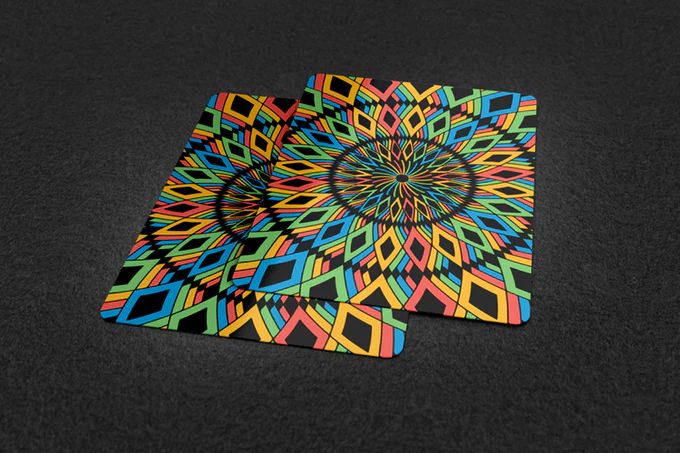 Rainbow Illusion V2 Playing Cards LPCC - Image 2