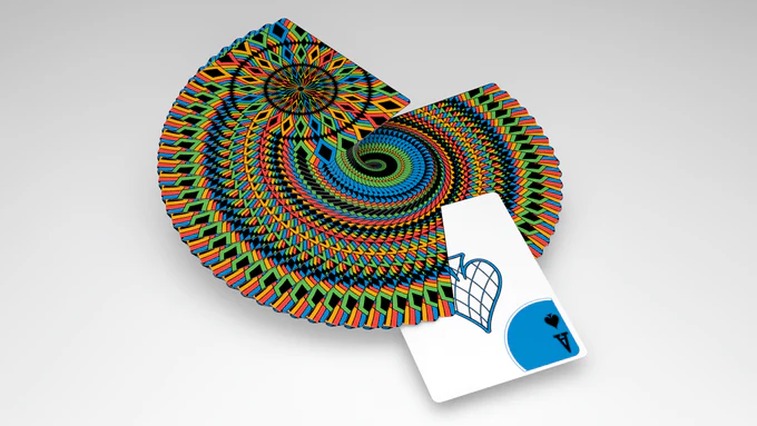 Rainbow Illusion V2 Playing Cards LPCC - Image 8