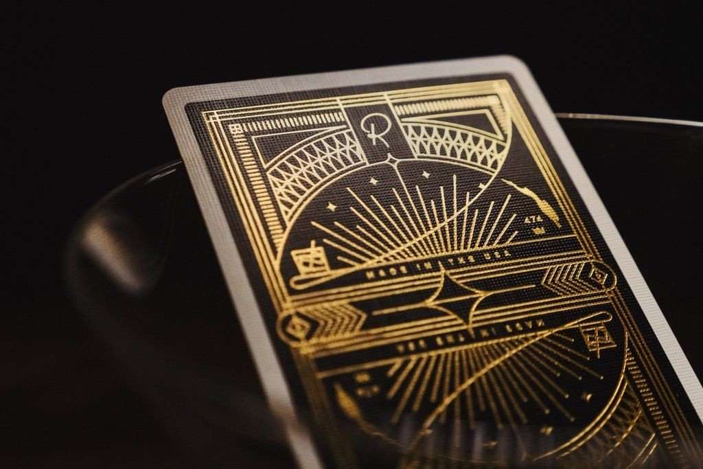 Rarebit Gold Playing Cards Deck USPCC theory11 - Image 2