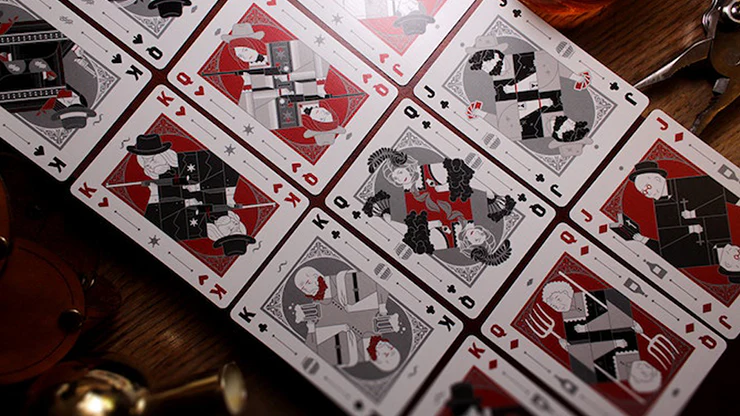 Rattler Gorge Noir Gilded Playing Cards Cartamundi - Image 3