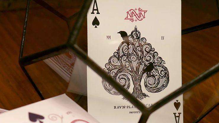 Ravn Red Playing Cards Deck USPCC - Image 2