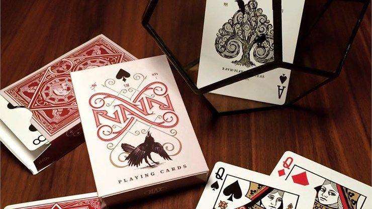 Ravn Red Playing Cards Deck USPCC - Image 6