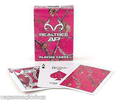 RealTree Pink Camo Playing Cards Deck USPCC - Image 2
