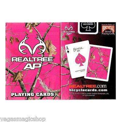 RealTree Pink Camo Playing Cards Deck USPCC - Image 3