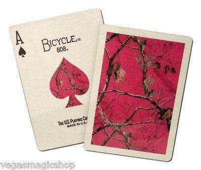 RealTree Pink Camo Playing Cards Deck USPCC - Image 4