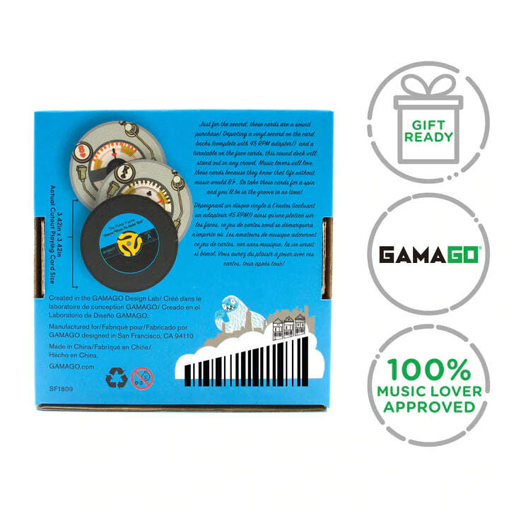 Record Shaped Playing Cards GAMAGO - Image 2