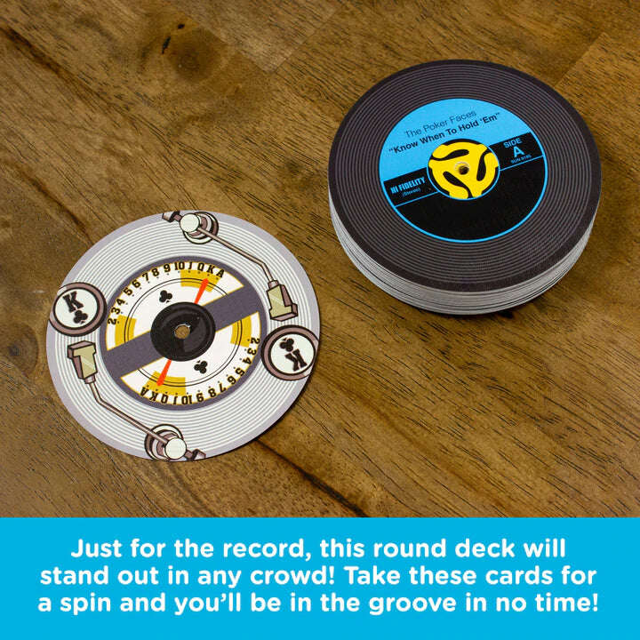 Record Shaped Playing Cards GAMAGO - Image 3