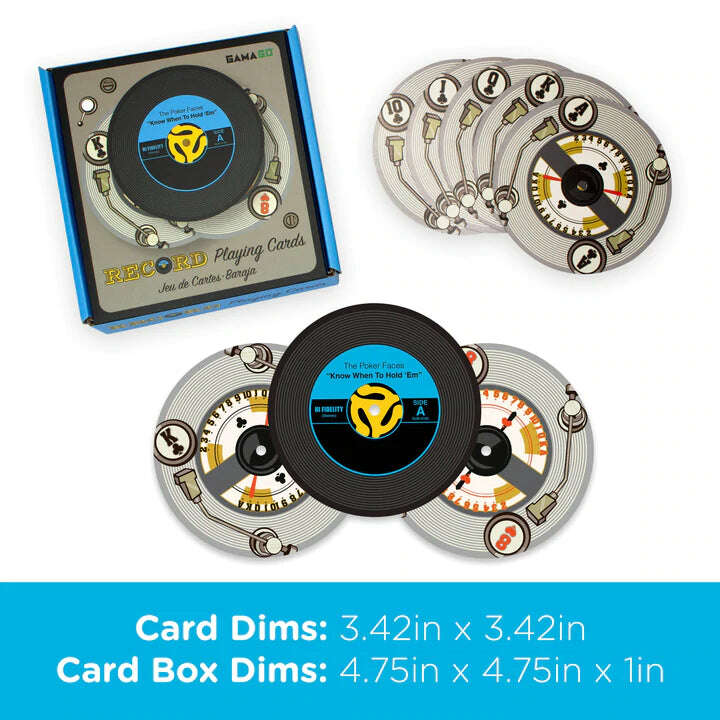 Record Shaped Playing Cards GAMAGO - Image 6