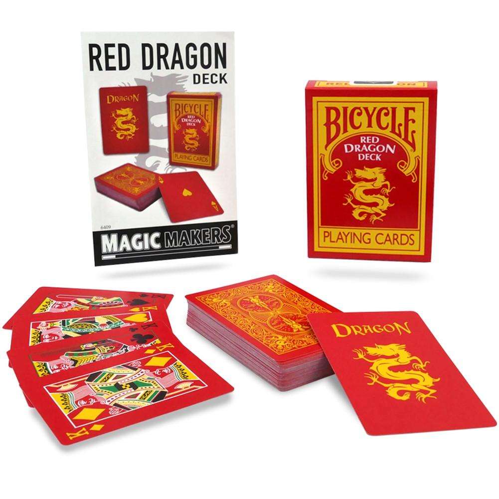 Red Dragon V2 Bicycle Playing Cards - Image 2