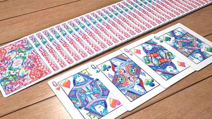 Red Fox v2 w/ 3D Glasses Playing Cards USPCC - Image 4