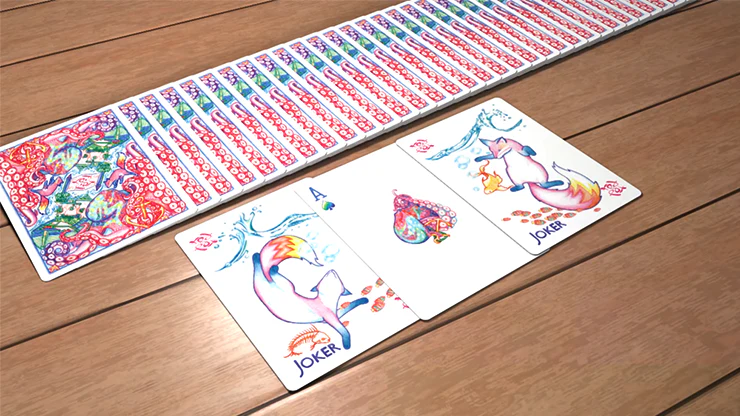 Red Fox v2 w/ 3D Glasses Playing Cards USPCC - Image 5