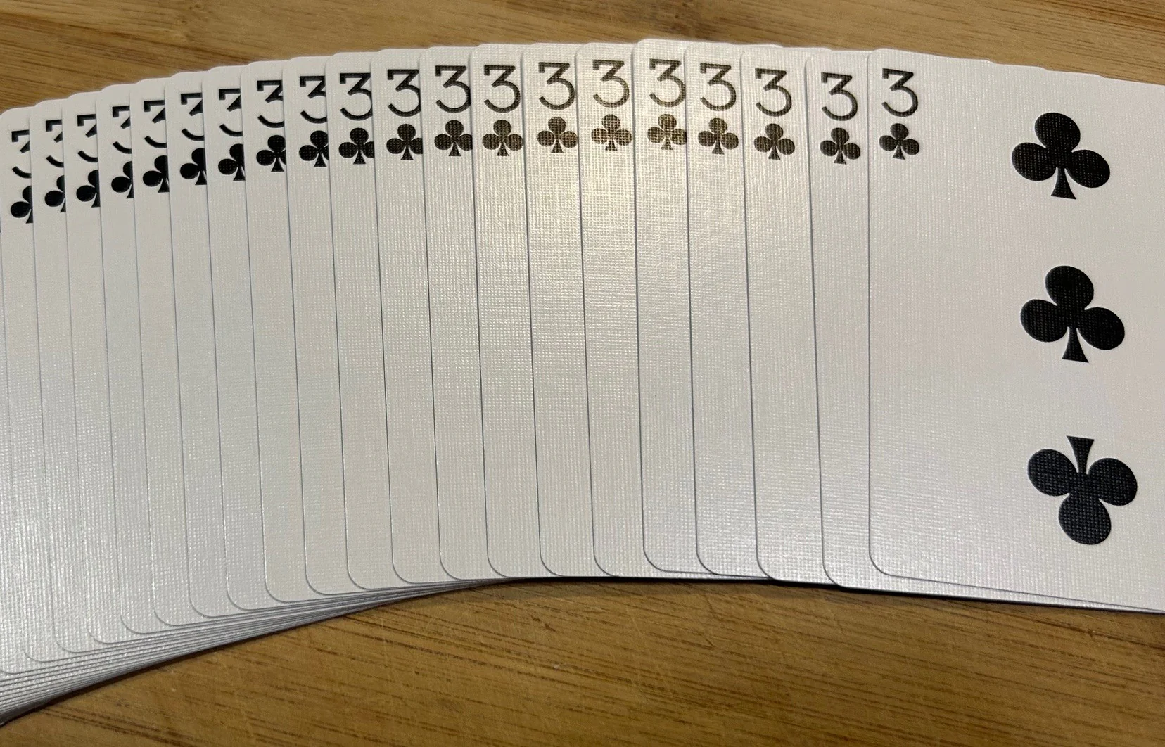 Red One-Way Forcing Deck - 3 of Clubs - Image 2