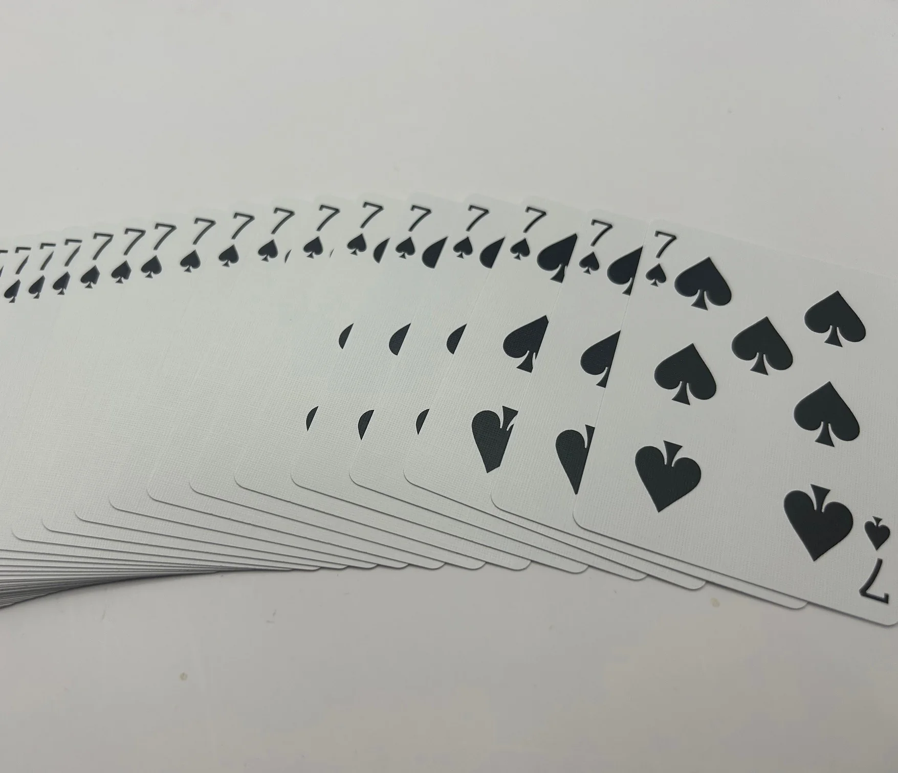 Red One-Way Forcing Deck - 7 of Spades - Image 2