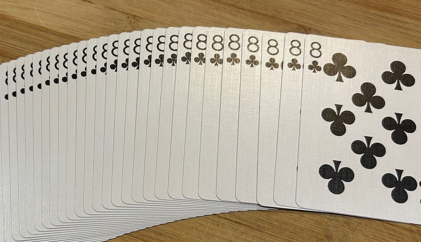 Red One-Way Forcing Deck - 8 of Clubs - Image 2