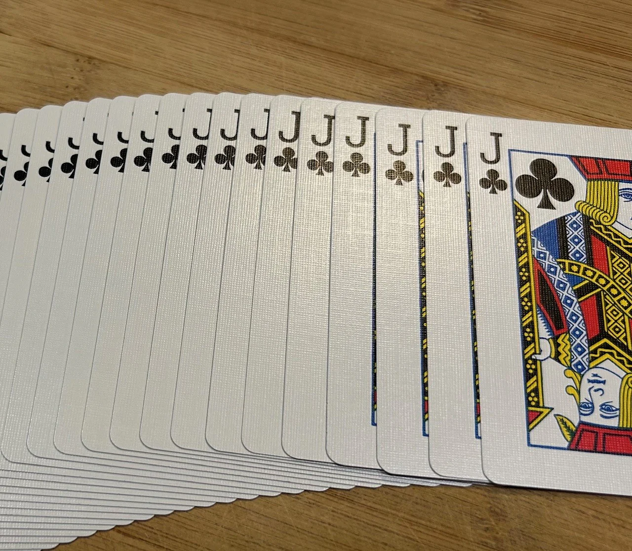 Red One-Way Forcing Deck - Jack of Clubs - Image 2