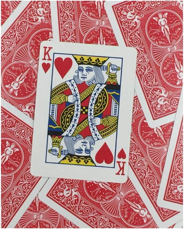 Red One-Way Forcing Deck - King of Hearts