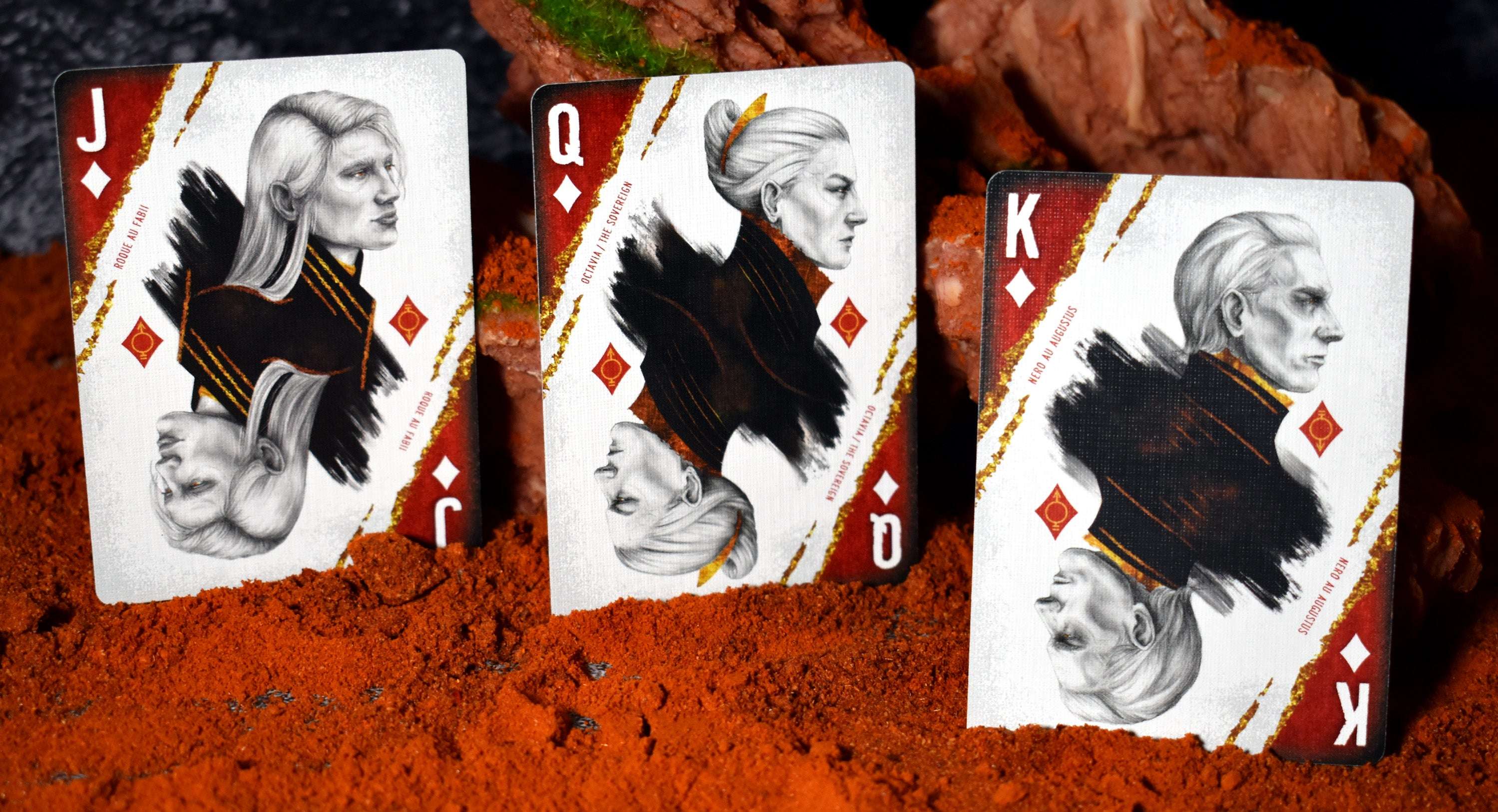 Red Rising House Mars Playing Cards LPCC - Image 9