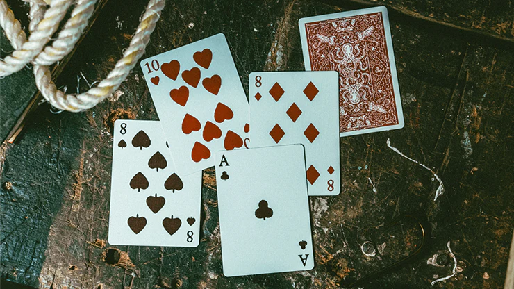 Red Seafarers Playing Cards by Joker and the Thief - Image 5