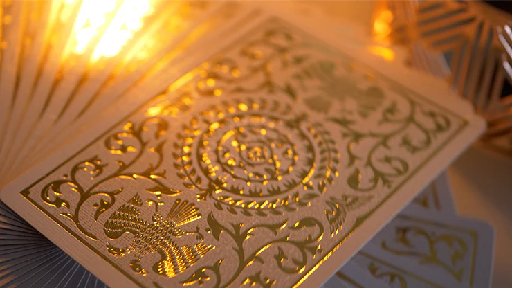 Regalia White Gold Luxury Playing Cards Cartamundi - Image 5