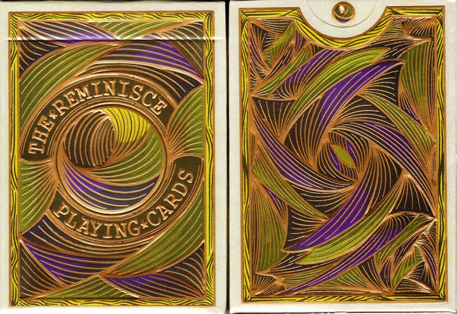 Reminisce Green Playing Cards TWPCC